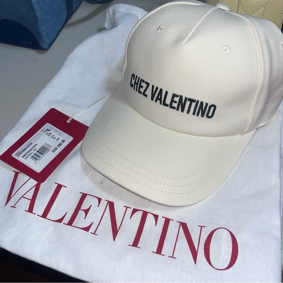 Chez Valentino Cotton Baseball Cap